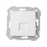 Placa de voz y datos plana con guardapolvo para conector RJ45  Simon 82 Concept