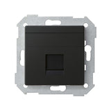 Placa de voz y datos plana con guardapolvo para conector RJ45  Simon 82 Concept