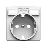 Tapa para la base de enchufe schuko con 2 cargadores USB tipo A 10,5W  Simon 82 Concept