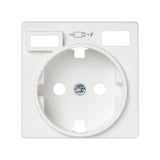 Tapa para la base de enchufe schuko con 2 cargadores USB A + C 10,5W Simon 82