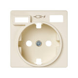 Tapa para la base de enchufe schuko con 2 cargadores USB A + C 10,5W Simon 82