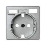 Tapa para la base de enchufe schuko con 2 cargadores USB A + C 10,5W Simon 82
