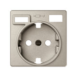 Tapa para la base de enchufe schuko con 2 cargadores USB A + C 10,5W Simon 82