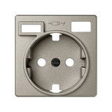 Tapa para la base de enchufe schuko con 2 cargadores USB A + C 10,5W Simon 82 Concept