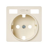 Tapa base enchufe schuko con 2 USB C+C Simon 82