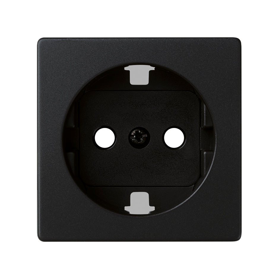 Conjunto semi-montado de base de enchufe schuko 16 A 250V~ con sistema de emb. a tornillo Simon 82 Concept