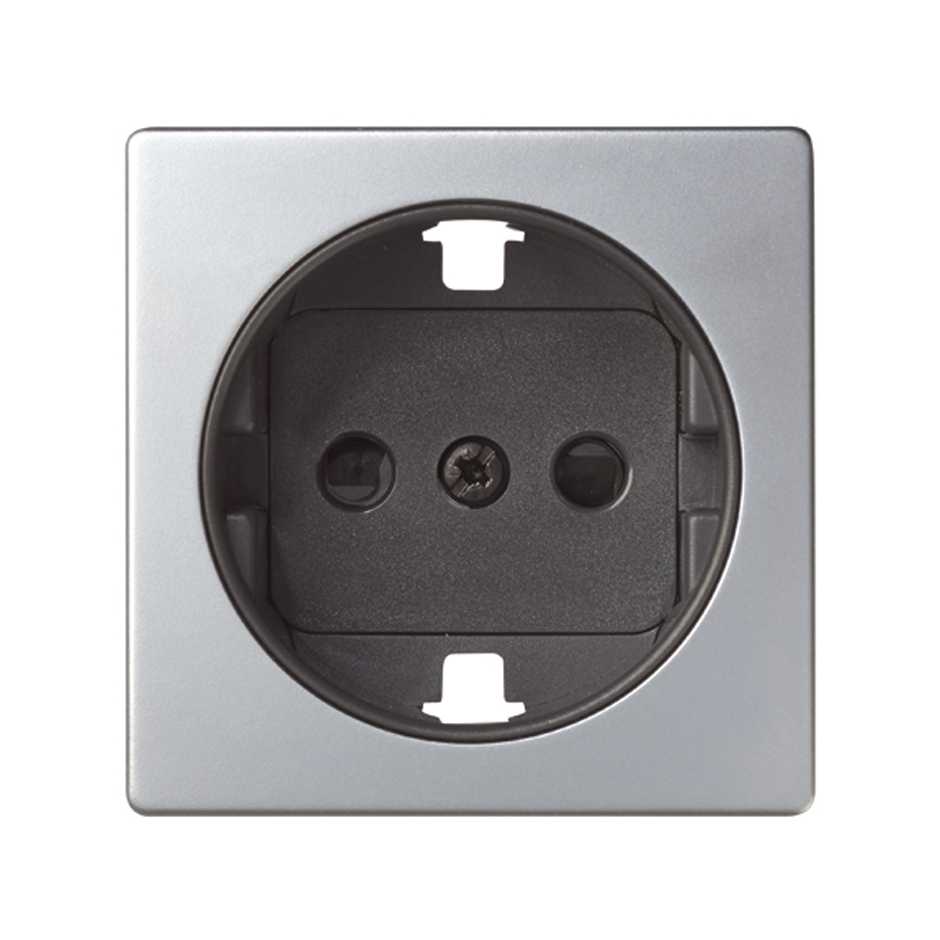 Tapa con dispositivo de seguridad para la base de enchufe schuko Simon 82