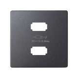Placa para cargador USB 2 conectores 5Vdc 2.1A tipo A Simon 82