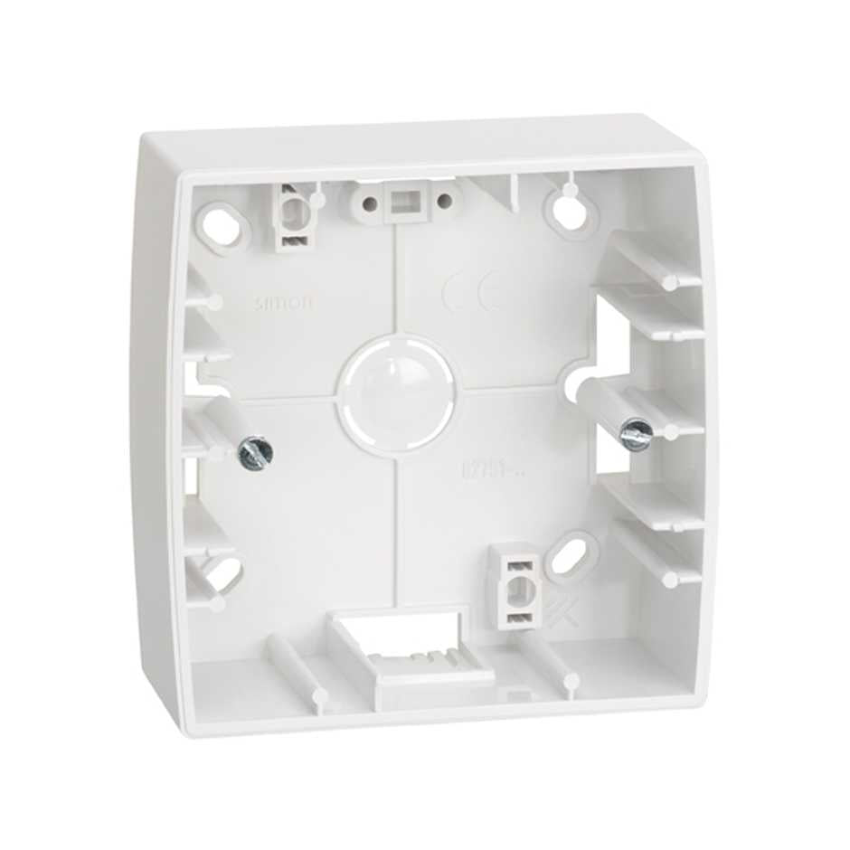 Caja de superficie baja para 1 elemento blanco Simon 82