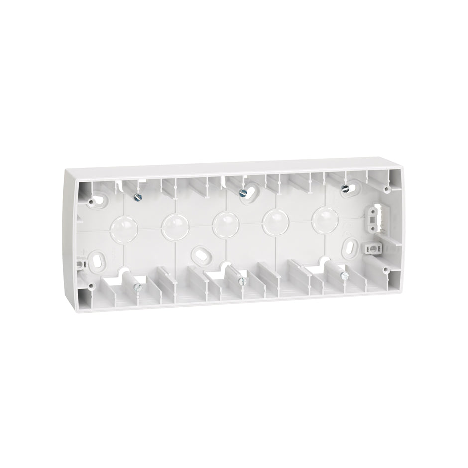 Caja de superficie alta para 3 elementos blanco Simon 82