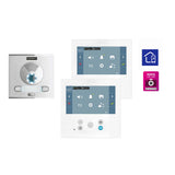 Kit Videoportero 2 hilos FERMAX, para 2 viviendas manos libres 7" | pre-programado (Plug&Play), control desde móvil app Duox-me | F09472