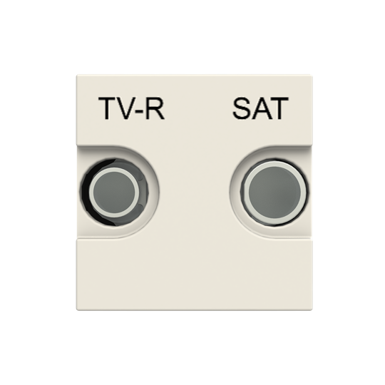 Toma TV-R/SAT final Blanco