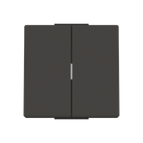 Tecla doble interruptor-conmutador