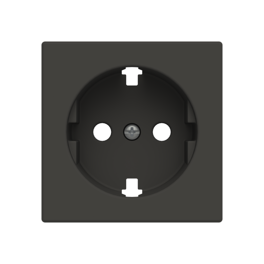 Tapa base enchufe Schuko plano