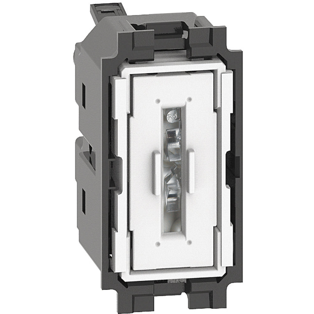 Conmutador iluminable - 10AX - 250Vca - 1 módulo