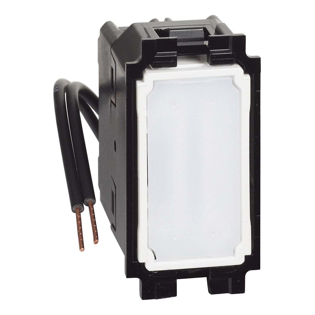 Cruzamiento luminoso - LED blanco - 10AX - 250Vca - 1 módulo