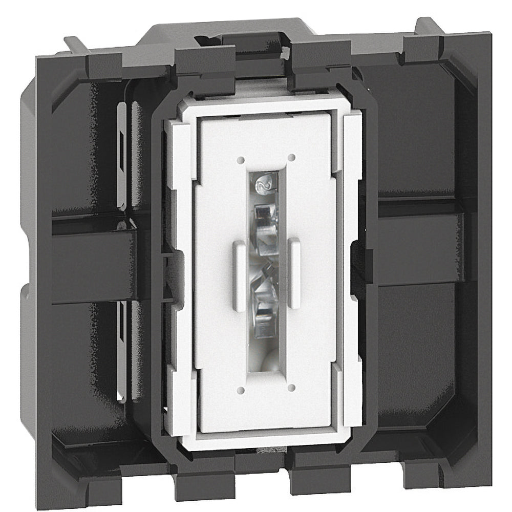 Pulsador luminoso - 10A - 250Vca - 2 módulos
