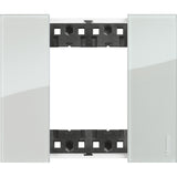 Placa embellecedora de 1 elemento de 2 módulos Bticino