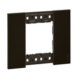 Placa embellecedora de 1 elemento de 2 módulos Bticino