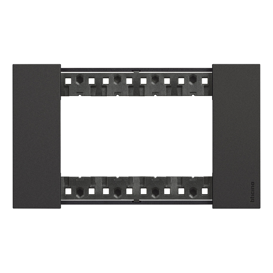 Placa embellecedora de 4 módulos