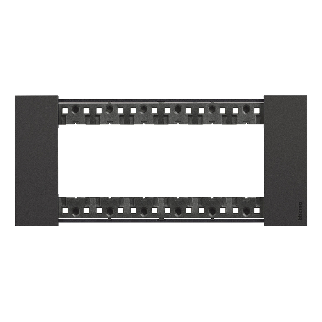 Placa embellecedora de 6 módulos