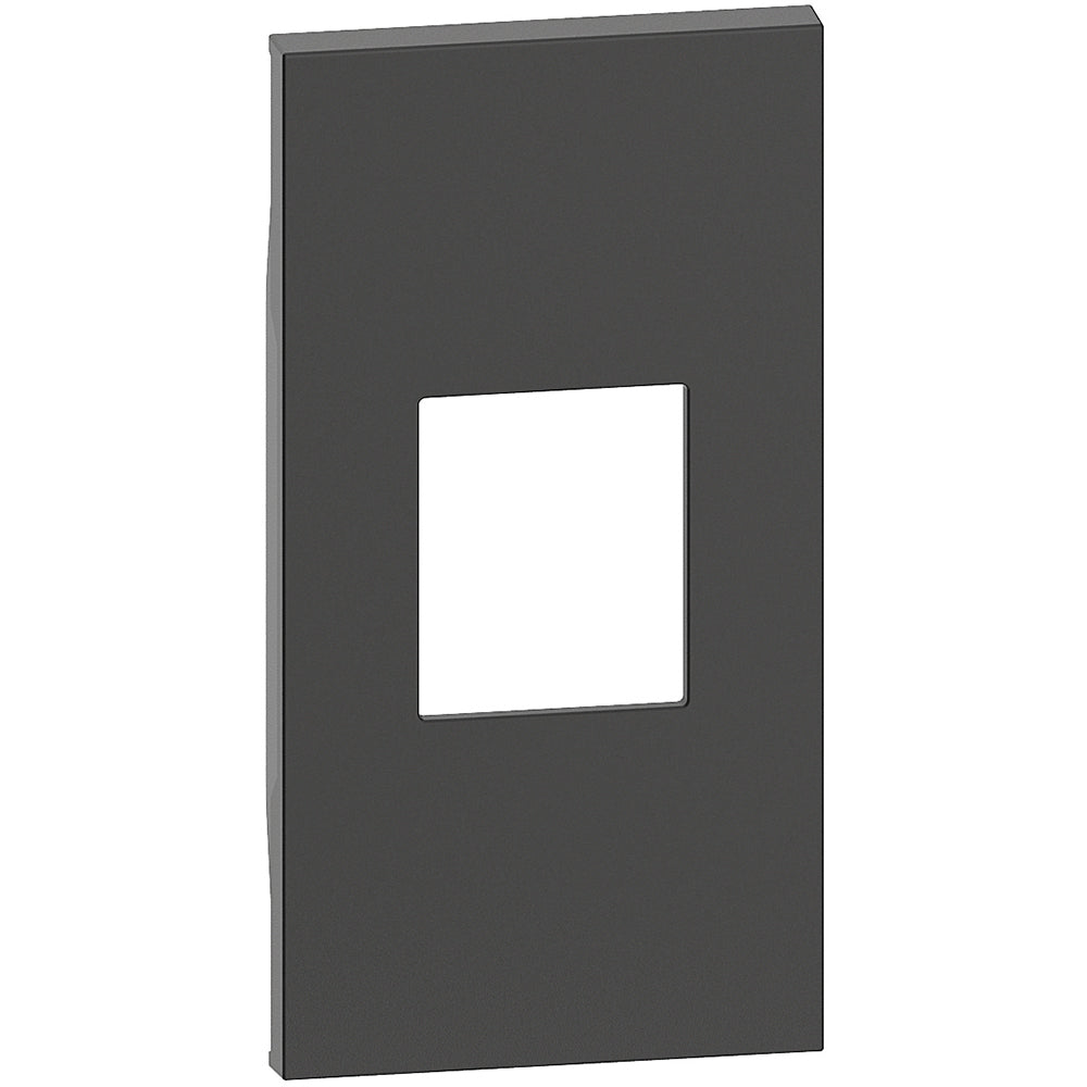 Frontal base fibra óptica - Dark - 2 módulos