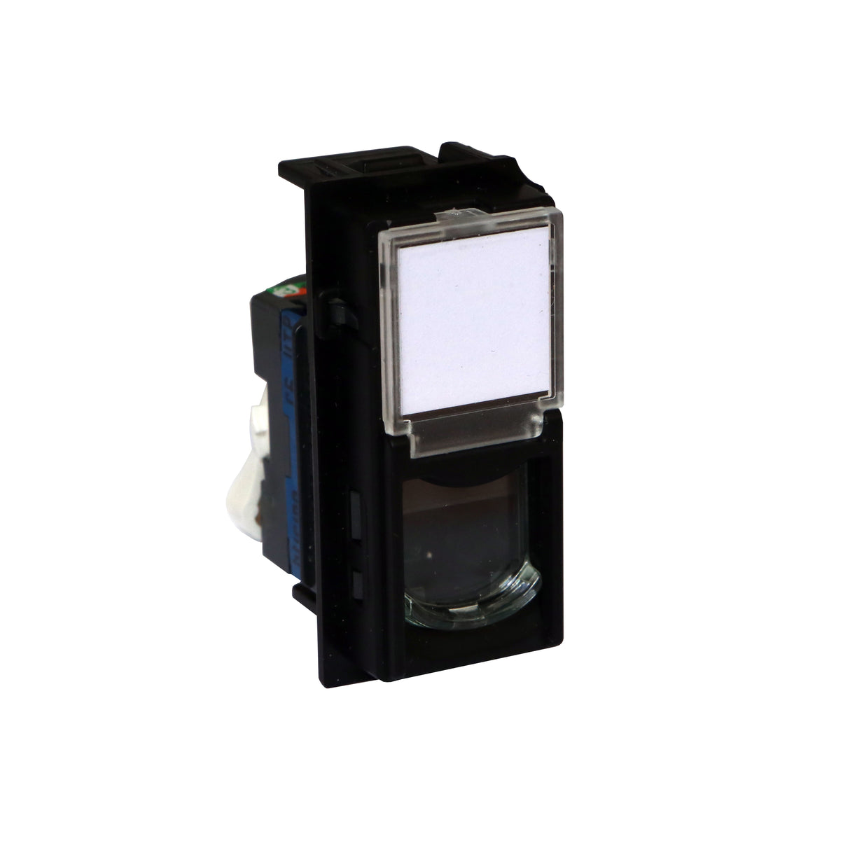 Base RJ45 - Cat.6 - UTP - Dark - 1 módulo