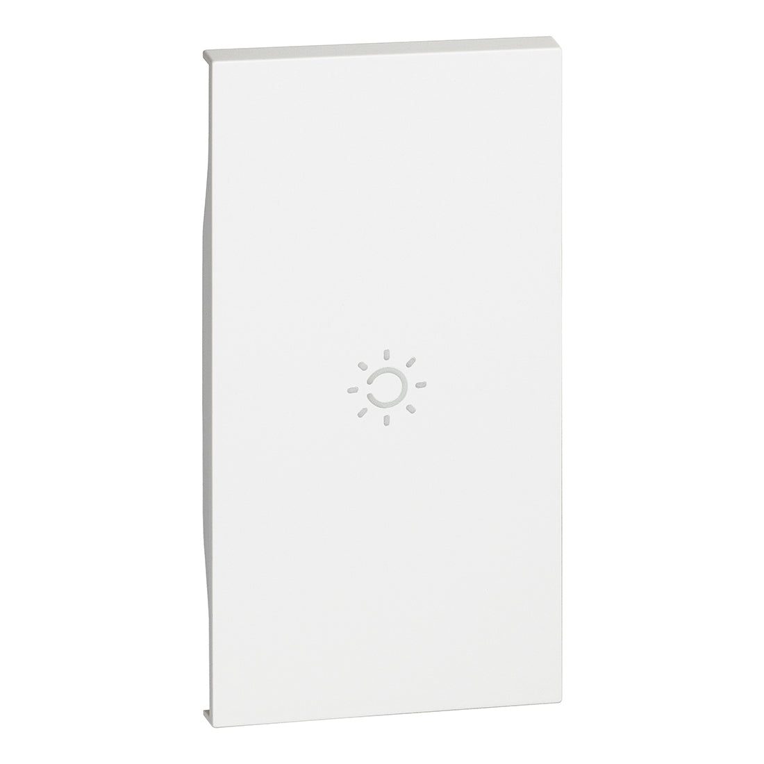 Tecla - símbolo luz - Blanco - 2 módulos