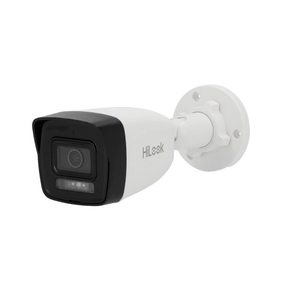Cámara Bullet IP – 4 MP y IP67 • Luz híbrida 30 m Micrófono integrado