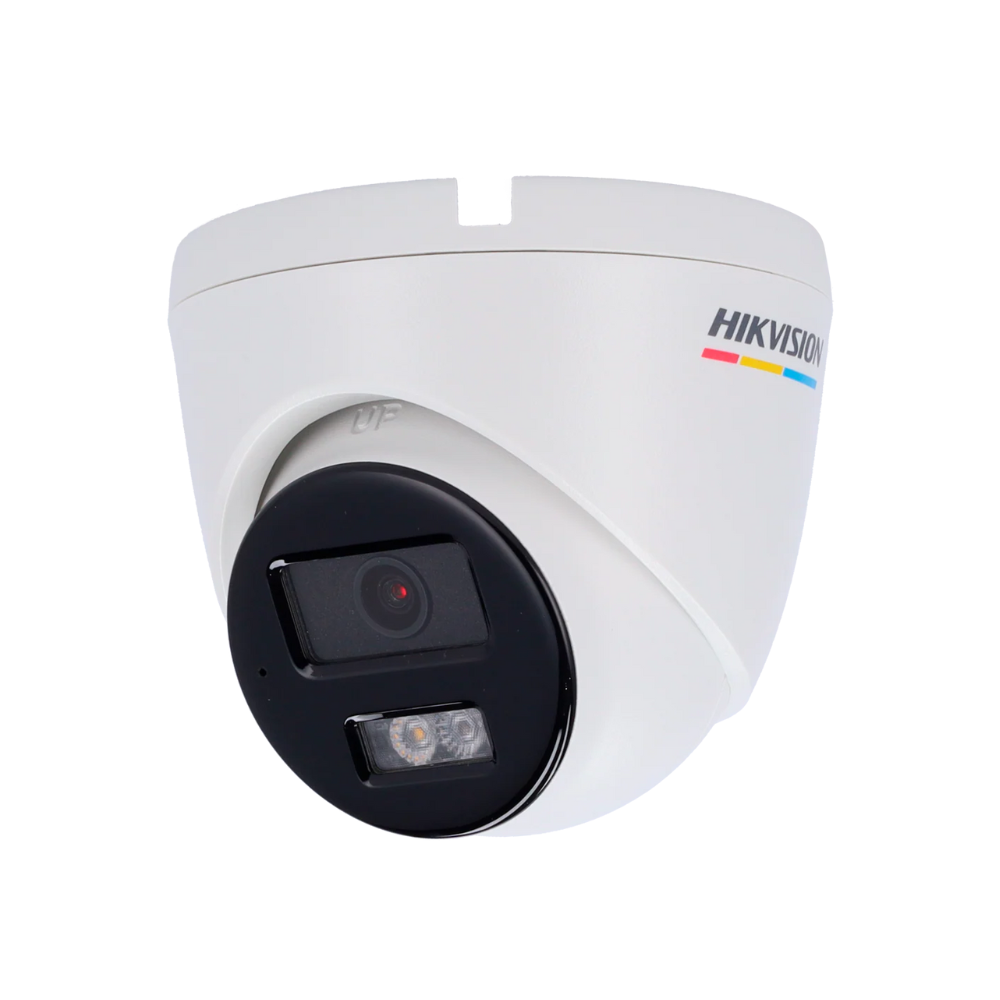 Cámara Turret IP – 4 MP y Lente 2.8 mm • visión nocturna 30 m Micrófono integrado