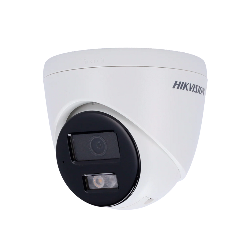 Cámara Turret IP – 8 MP y Lente 2.8 mm • visión nocturna 30 m Micrófono integrado