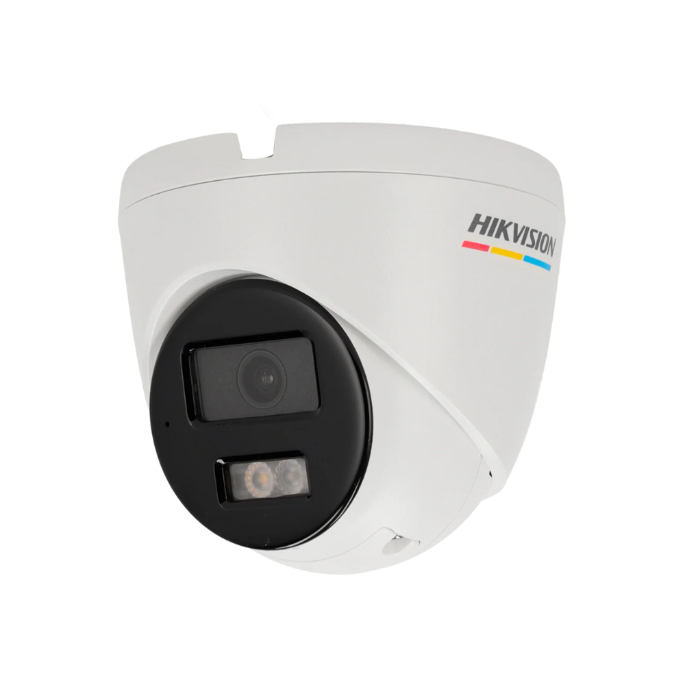 Cámara Turret IP – Lente 2.8 mm y IP51 • visión nocturna 30 m Micrófono integrado