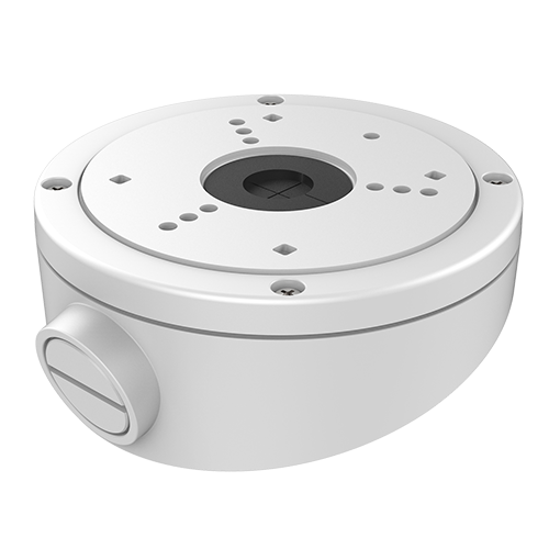 Soporte de techo inclinado para domo. Apto para uso en exterior en color blanco