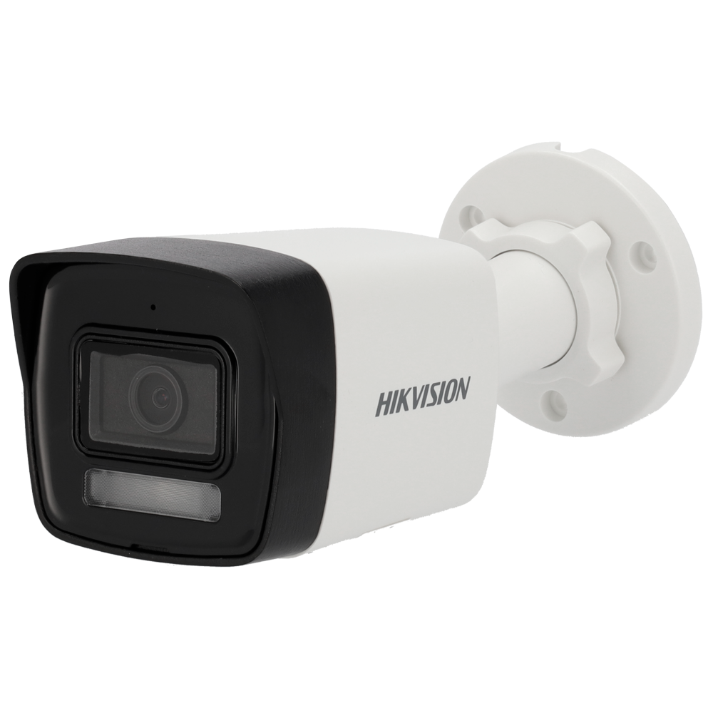Cámara Bullet IP – 8 MP y Lente 2.8 mm Micrófono integrado