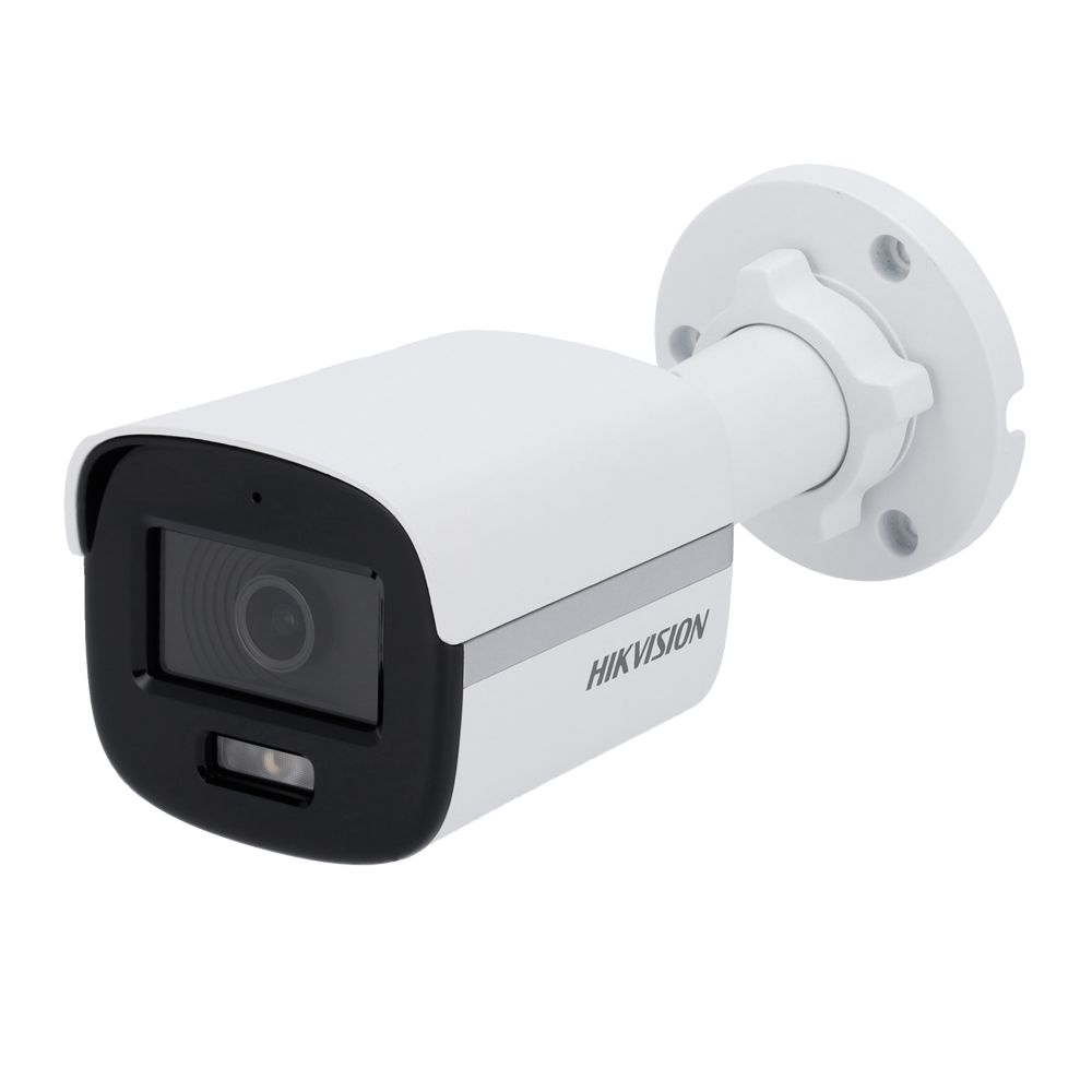 Cámara Bullet 4 en 1 – Lente 2.8 mm y IP67 • Luz híbrida 20 m Micrófono integrado