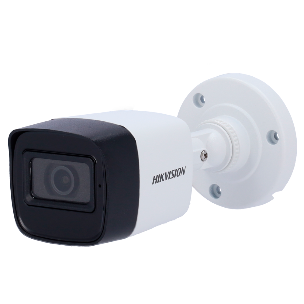 Cámara Bullet 4 en 1 – 5 MP y Lente 3.6 mm Micrófono integrado,  Audio sobre coaxial