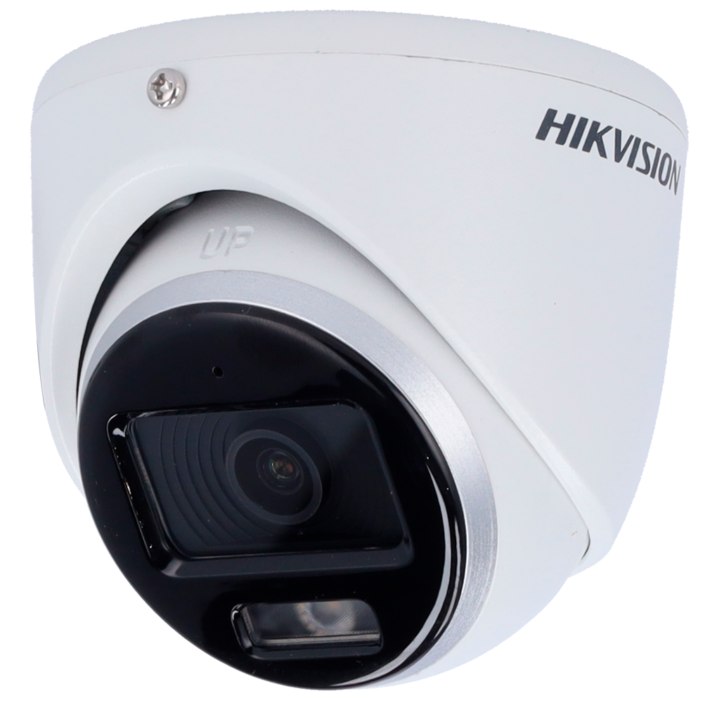 Cámara Domo 4 en 1 – Lente 2.8 mm y IP67 • Luz híbrida 20 m Micrófono integrado