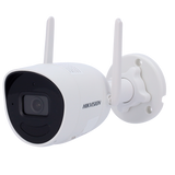 Cámara tipo Bullet con Wi-Fi - Resolución: 2 MP, lente de 2.8 mm - Gran Angular | Micrófono y altavoz integrados, Hikvision serie Value