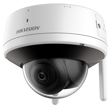 Cámara tipo Domo con Wi-Fi - Resolución: 2 MP, lente de 2.8 mm - Gran Angular | Micrófono y altavoz integrados, Hikvision serie Value