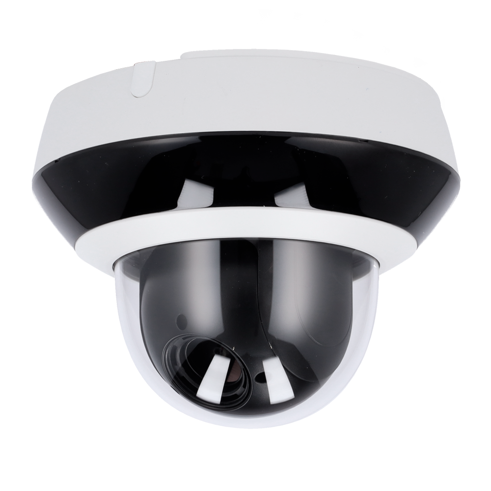 Domo Motorizado IP – 4 MP y IP66 • visión nocturna 20 m Micrófono integrado,  Smartphone y NVR