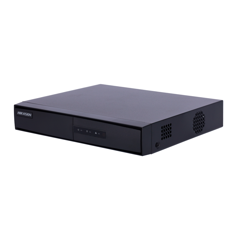Grabador NVR paraCámaras IP, 4 CH vídeo - Ancho de banda 40 Mbps