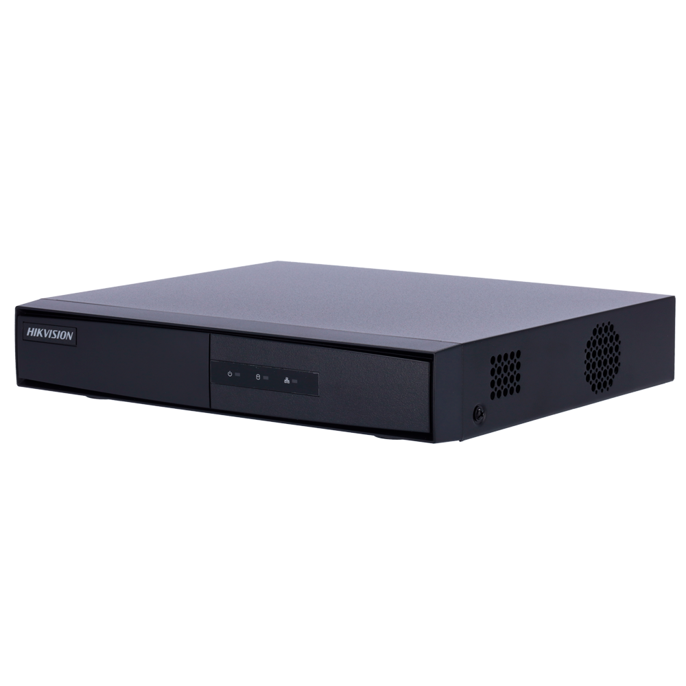 Grabador NVR paraCámaras IP, 4 CH vídeo - Ancho de banda 40 Mbps