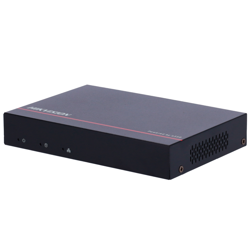 Grabador NVR para Cámaras IP, 4 CH vídeo - Ancho de banda 40 Mbps