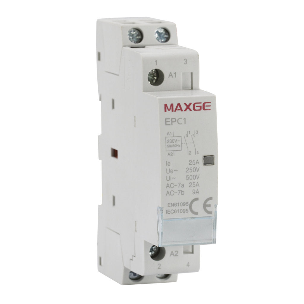 Contactor en corriente continua SGP1D. 3 P (NO) + 1NO. 4kW - 9A (400VAC/AC3). 24VDC