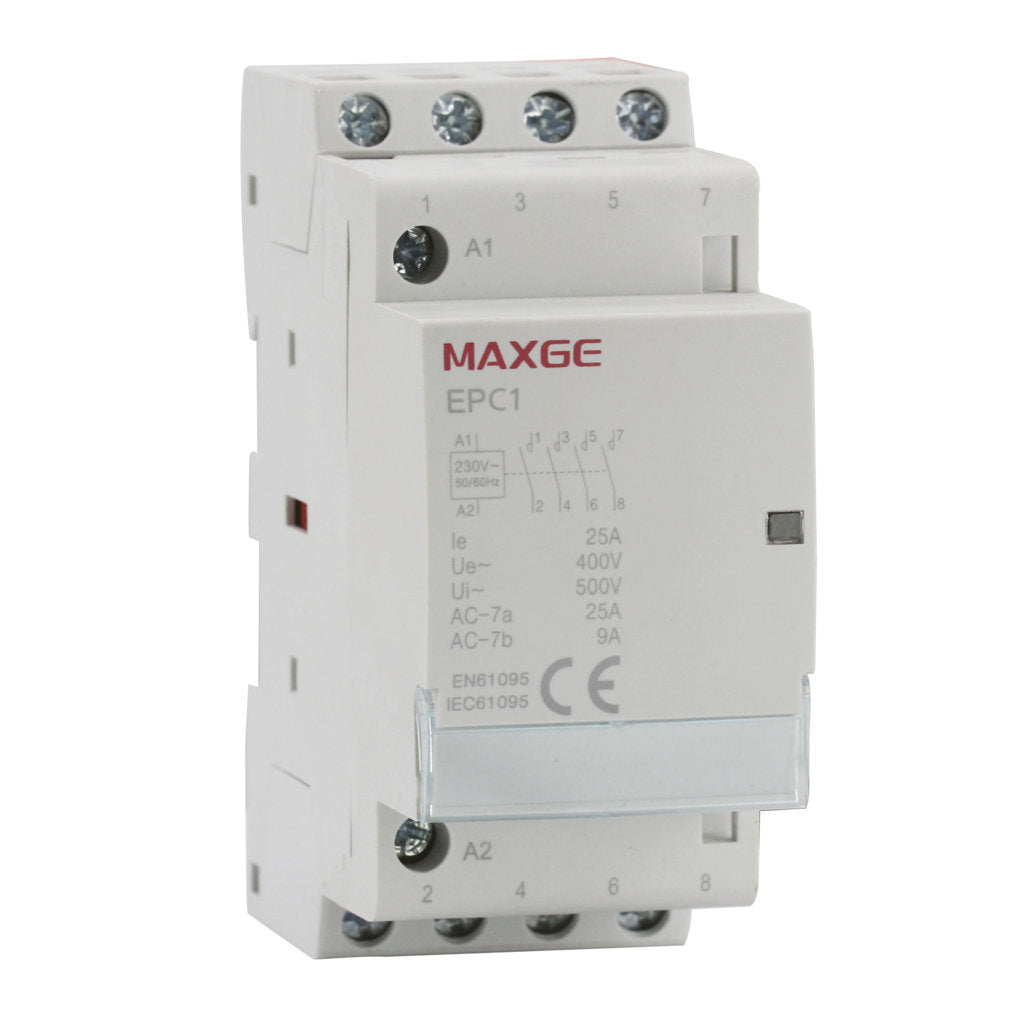Contactor modular Alpha+ (2 móds DIN). 2P (2NO), 63A, 230VAC