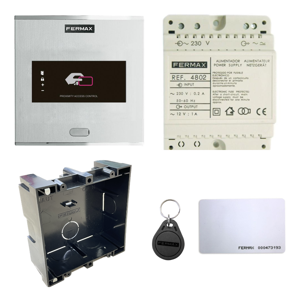 Kit para apertura de puerta  FERMAX, con lector de proximidad | autenticación EM  | F04905