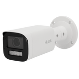Cámara tipo Bullet IP - Resolución: 4 MP, lente de 2.8-12 mm - Varifocal | Micrófono integrado, Hikvision gama Hilook