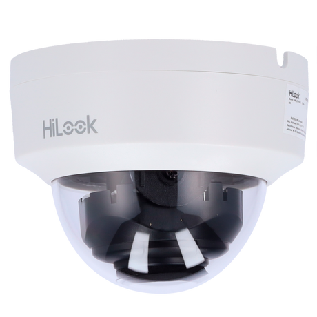 Cámara tipo Domo IP - Resolución: 2 MP, lente de 2.8 mm - Gran Angular, Hikvision gama Hilook