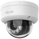 Cámara tipo Domo IP - Resolución: 8 MP, lente de 2.8 mm - Gran Angular | Micrófono integrado, Hikvision gama Hilook