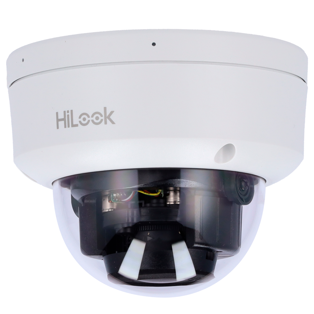 Cámara tipo Domo IP - Resolución: 6 MP, lente de 2.8-12 mm - Varifocal | Detección de movimiento, Hikvision gama Hilook